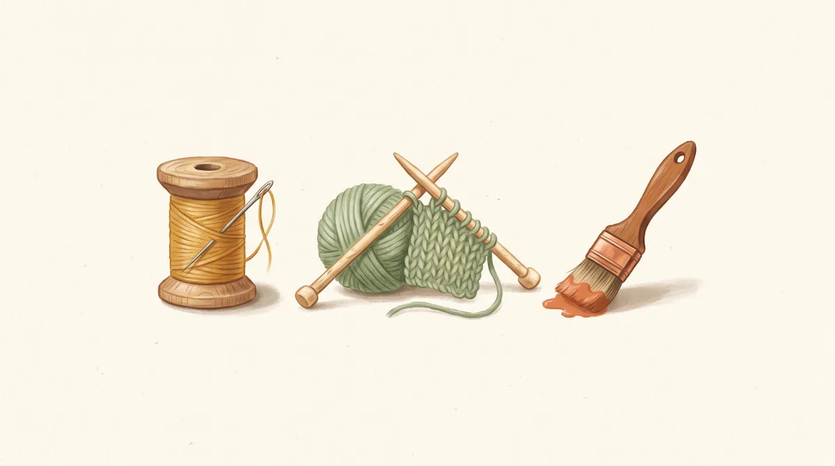 Crafts & hobbies cover illustration
