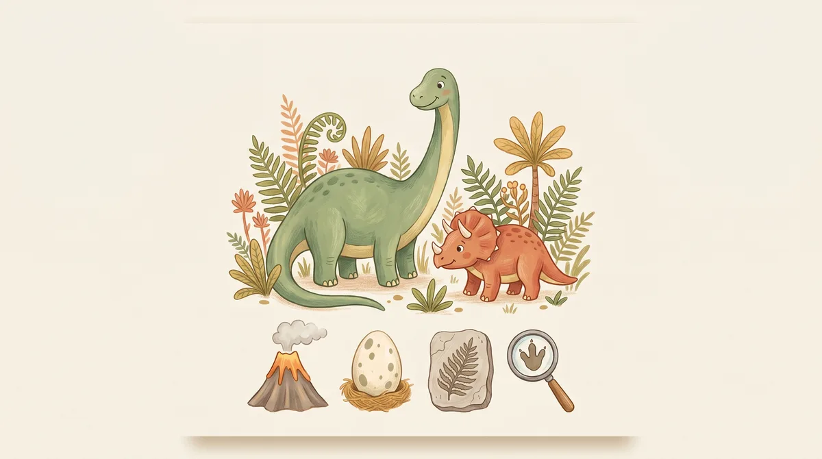 Dinosaurs cover illustration