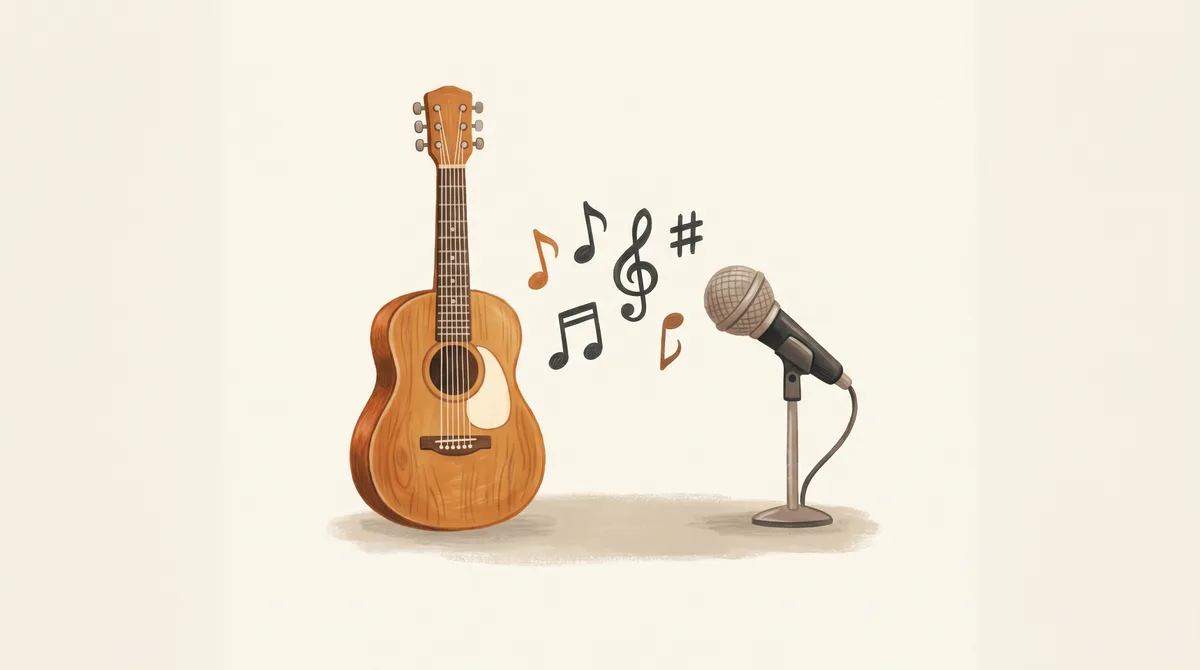 Music & songs cover illustration