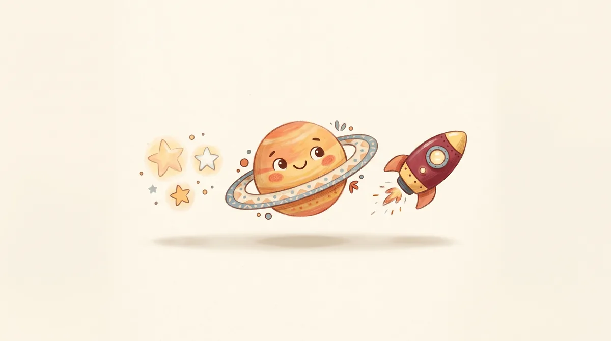 Space & planets cover illustration