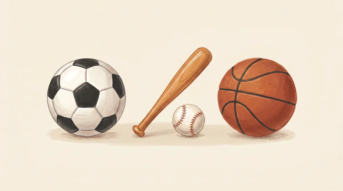 Sports cover illustration