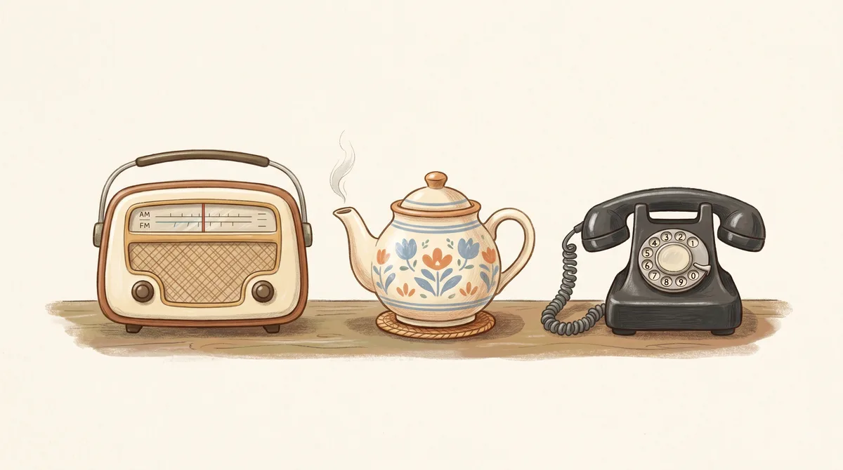 The good old days cover illustration